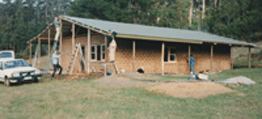 John Skemp Field Centre roof in place June 1988